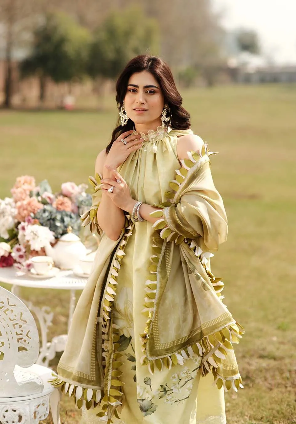 Zarqash Luxe Eid Lawn Collection 2024 – ZQ 13